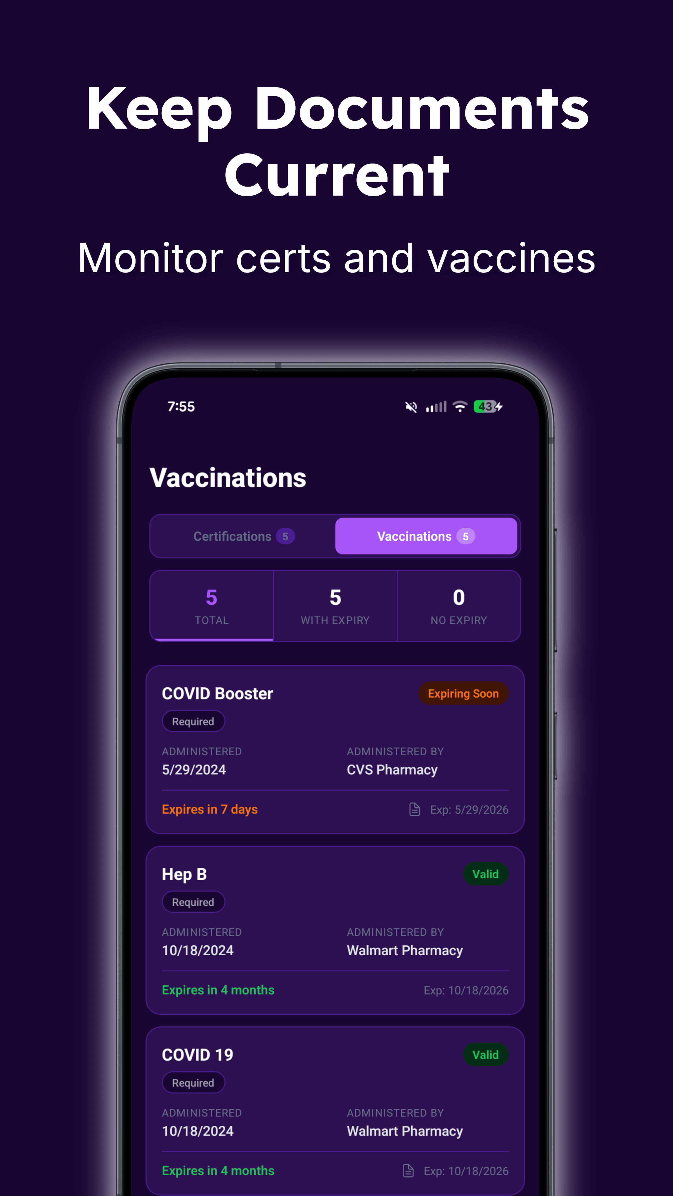 TravTrak app screenshot 5